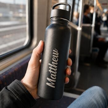 Personalised Water Bottle Name Vinyl Sticker, 3 of 5