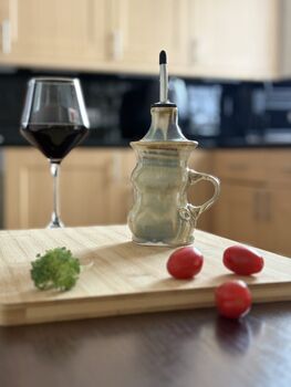 Porcelain Oil Or Vinegar Bottle, 2 of 5