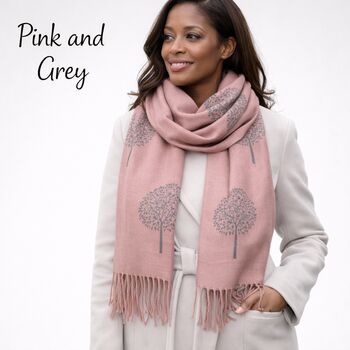 Gift Boxed Cashmere Tree Of Life Scarf, 8 of 12