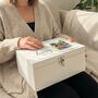 Personalised In Loving Memory White Photo Keepsake Box Three Sizes, thumbnail 3 of 12