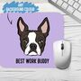 Boston Terrier Face Mouse Mat, thumbnail 4 of 4