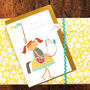 Girlie Knight Birthday Card, thumbnail 1 of 5