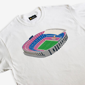 Camp Nou Stadium Barcelona T Shirt, 4 of 4