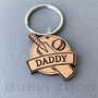 Cricket Bat And Ball Keyring For Father's Day, thumbnail 2 of 5