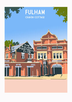 Fulham Craven Cottage Art Print, 3 of 3