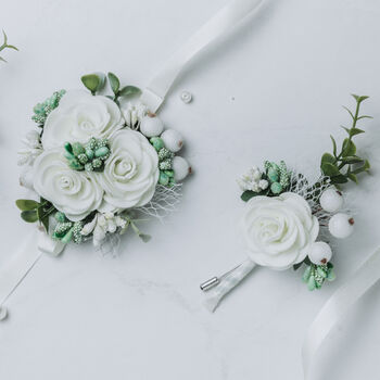 Wedding Flower Accessory In Lime, 8 of 12