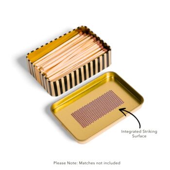 Match Tin Storage Box Candle Orange Home Accessory Matches | Matchus Longus Green, 7 of 7