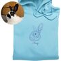 Personalised Pet Portrait Face Outline Hoodie, thumbnail 2 of 10