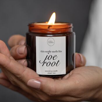 Cricket Gifts, Joe Root Candle With Matches, 3 of 12