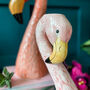 Flamingo Head Small Ceramic Vase, thumbnail 3 of 5
