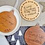 Personalised Wooden Handwritten Message Decoration, thumbnail 1 of 7
