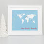 'The Globetrotter' Personalised Print, thumbnail 2 of 7