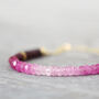 Ruby Bead Necklace In Gold, thumbnail 11 of 12