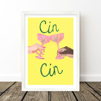 Cin Cin Celebration Cocktail Art Print, 7 of 10