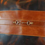 Leather Equestrian Snaffle Bit Cushion, thumbnail 4 of 7