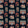 Snow House Eco Christmas Wrapping Paper Sheets, thumbnail 3 of 3