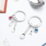 Big Spoon Little Spoon Matching Keyrings Couple Gift, thumbnail 4 of 10