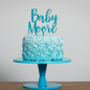 Personalised Baby Surname Cake Topper Announcement, thumbnail 4 of 5