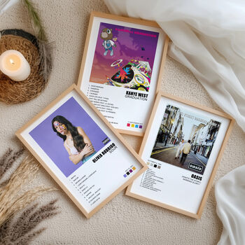 Set Of Three Album Cover Posters, Choose Your Own Album, 4 of 11