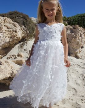 Papilion ~ White Party Or Flower Girl Dress, 6 of 6