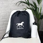 Kids Personalised Horse Drawstring Bag, thumbnail 5 of 6