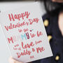 Mummy To Be Valentine's Day Card From The Bump, thumbnail 1 of 4