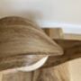 Handmade Coconut Leaf Table Lamp – Natural Cream Light, thumbnail 6 of 12