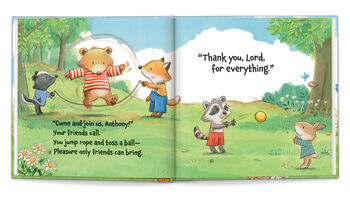 Personalised Children's Book, Thank You, Lord, 8 of 12