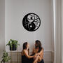 Metal Wall Art Yin Yang Symbol With Tree Branches, thumbnail 4 of 12