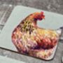 Set Of Four Square Farm Animal Coasters, thumbnail 5 of 6