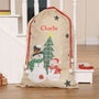 Personalised Children's Snowmen Christmas Gift Sack, thumbnail 3 of 5