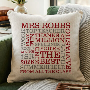 Best Teacher Cushion, 2 of 5