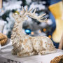 Carved Stag Figurine, thumbnail 1 of 4