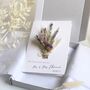 Wedding Card Personalised Dried Flower Mini Bouquet, thumbnail 4 of 11