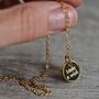 Personalised Gold Plated Tag Necklace, thumbnail 5 of 8