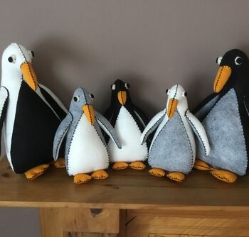 The Perfect Penguin Family Letterbox Stitch Kit, 6 of 10