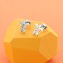 Turtle Stainless Steel Ear Studs, thumbnail 1 of 2