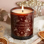 Christmas Gift For Family Enchanted Amber Candle, thumbnail 1 of 12