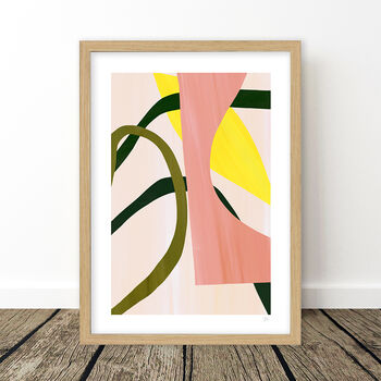 Abstract Cut Out Shapes Print Set Of Three, 8 of 10