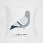London Pigeon Cushion, thumbnail 2 of 3