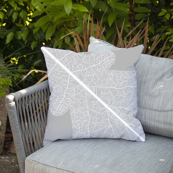 Oak Leaf Outdoor Cushion For Garden Furniture, 2 of 8