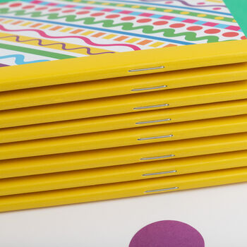 Colourful A6 Lined Notebook, 5 of 9