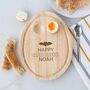 Personalised Wooden Halloween Bat Egg Board, thumbnail 1 of 2