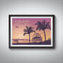 Bora Bora Nightclub Ibiza Travel Poster Art Print, thumbnail 1 of 8