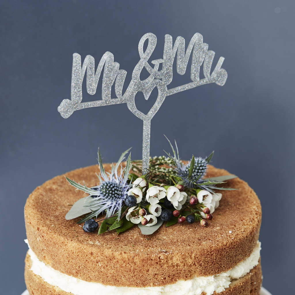 mr and mr heart wedding  cake  topper  by sophia victoria  joy 