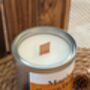 Maple And Pecan Danish Wood Wick Autumnal Candle, thumbnail 2 of 3