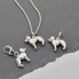 Labradoodle Silver Dog Charm, thumbnail 1 of 12