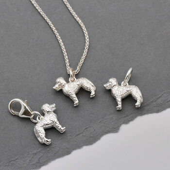 Labradoodle Silver Dog Charm, 2 of 12