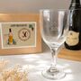 Personalised 50th Birthday Wine Glass Gift, thumbnail 1 of 11