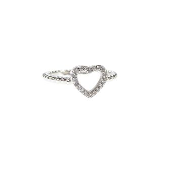 Heart Rings Cz, Rose Or Yellow Gold Vermeil 925 Silver, 8 of 10